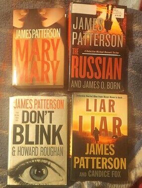 James Patterson (4) Four Hardcover Books